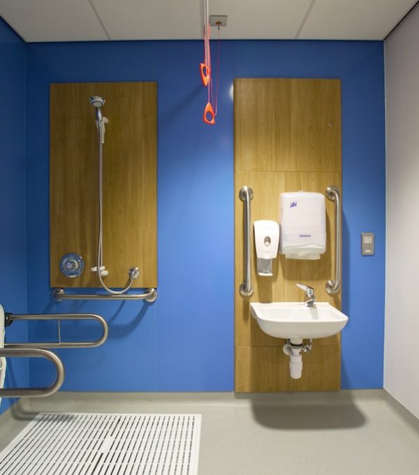 Accessible NymaCare shower rooms at the Robert Ogden Health Unit