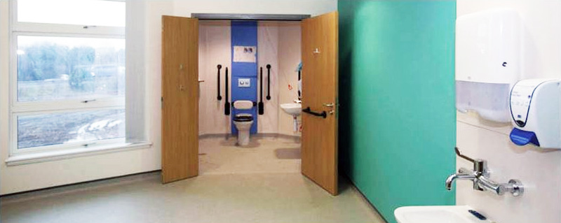 Cramlington Hospital accessible toilets