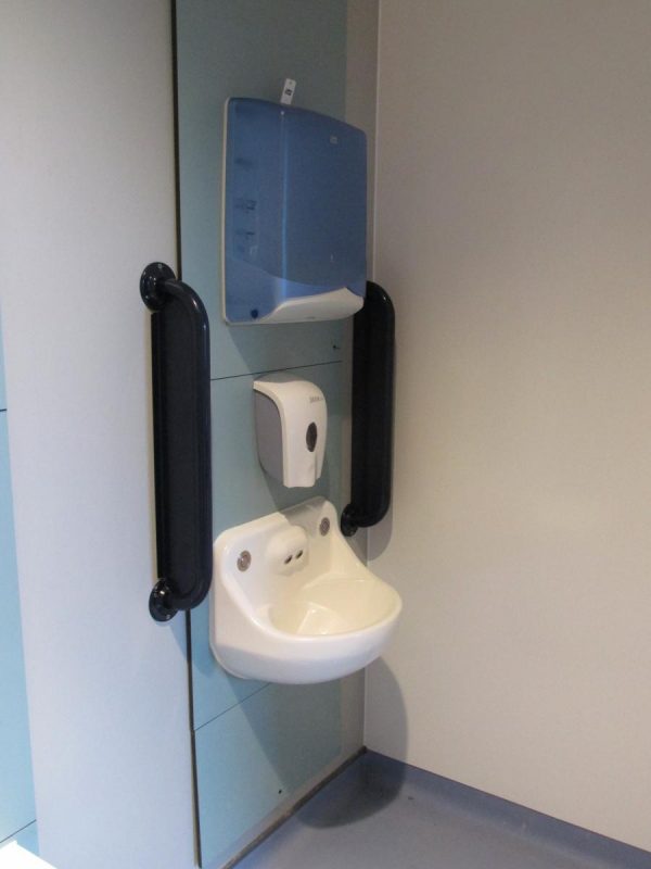 Llandough University Hospital accessible washroom Llandough University Hospital accessible washroom