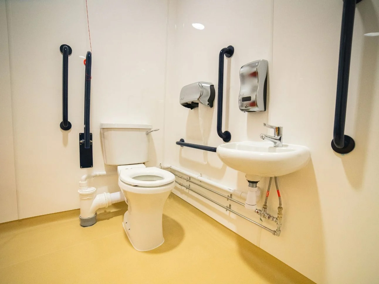 Shorefield Holiday park disabled restroom